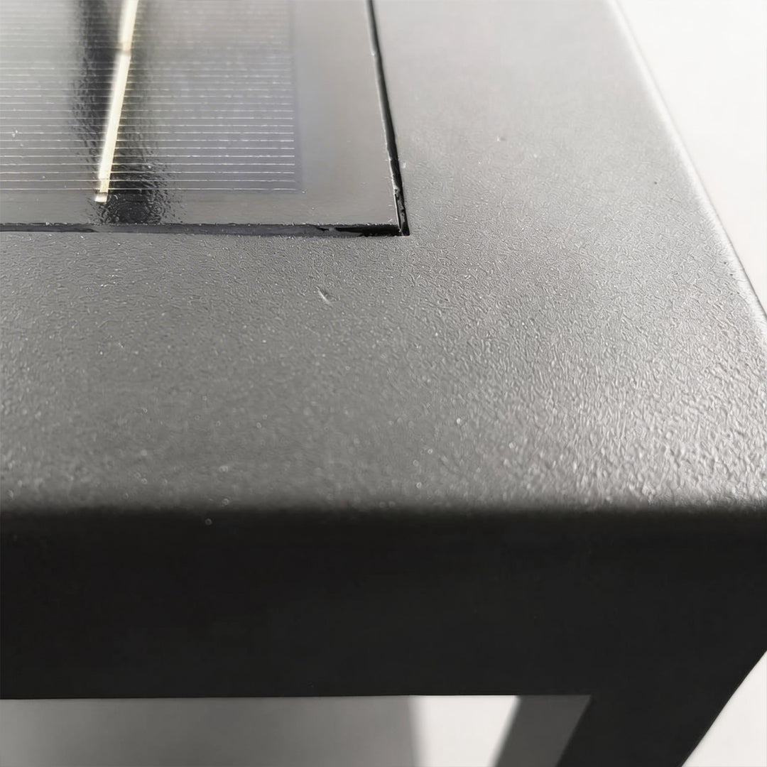 Concrete Pillar Lights Modern Open-Frame Square LED