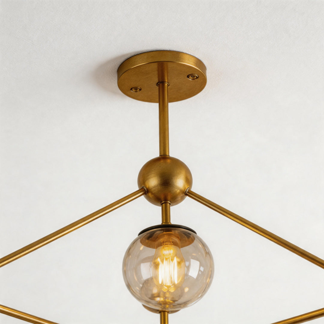 Midcentury Modern Chandeliers Molecular Ceiling Light