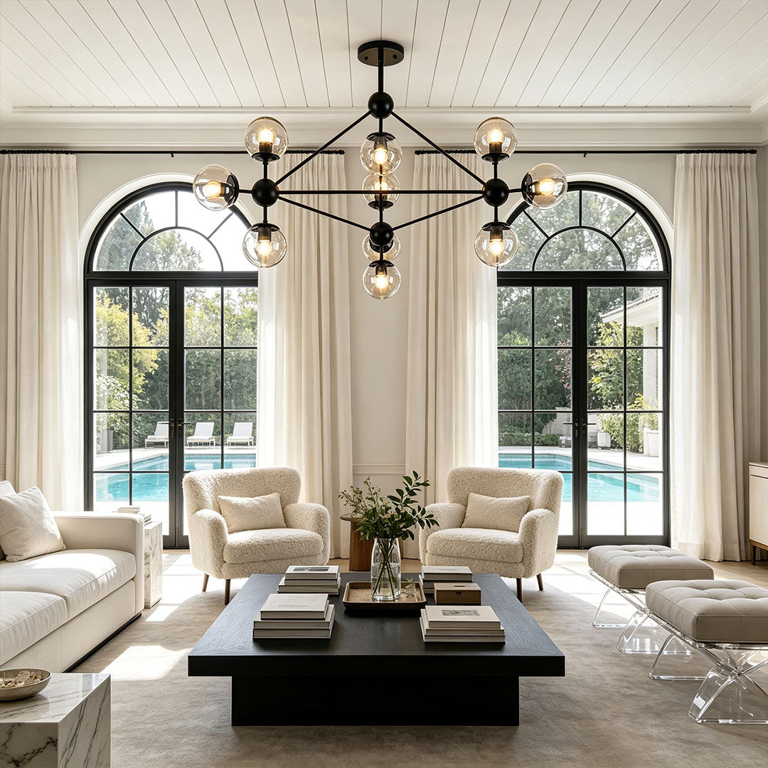 Midcentury Modern Chandeliers Molecular Ceiling Light