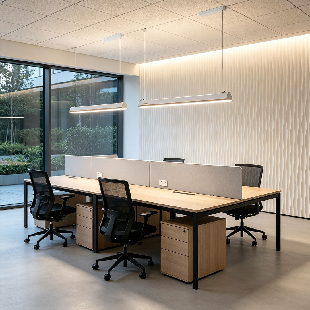 LED Linear Suspension Lighting Modern Minimalist