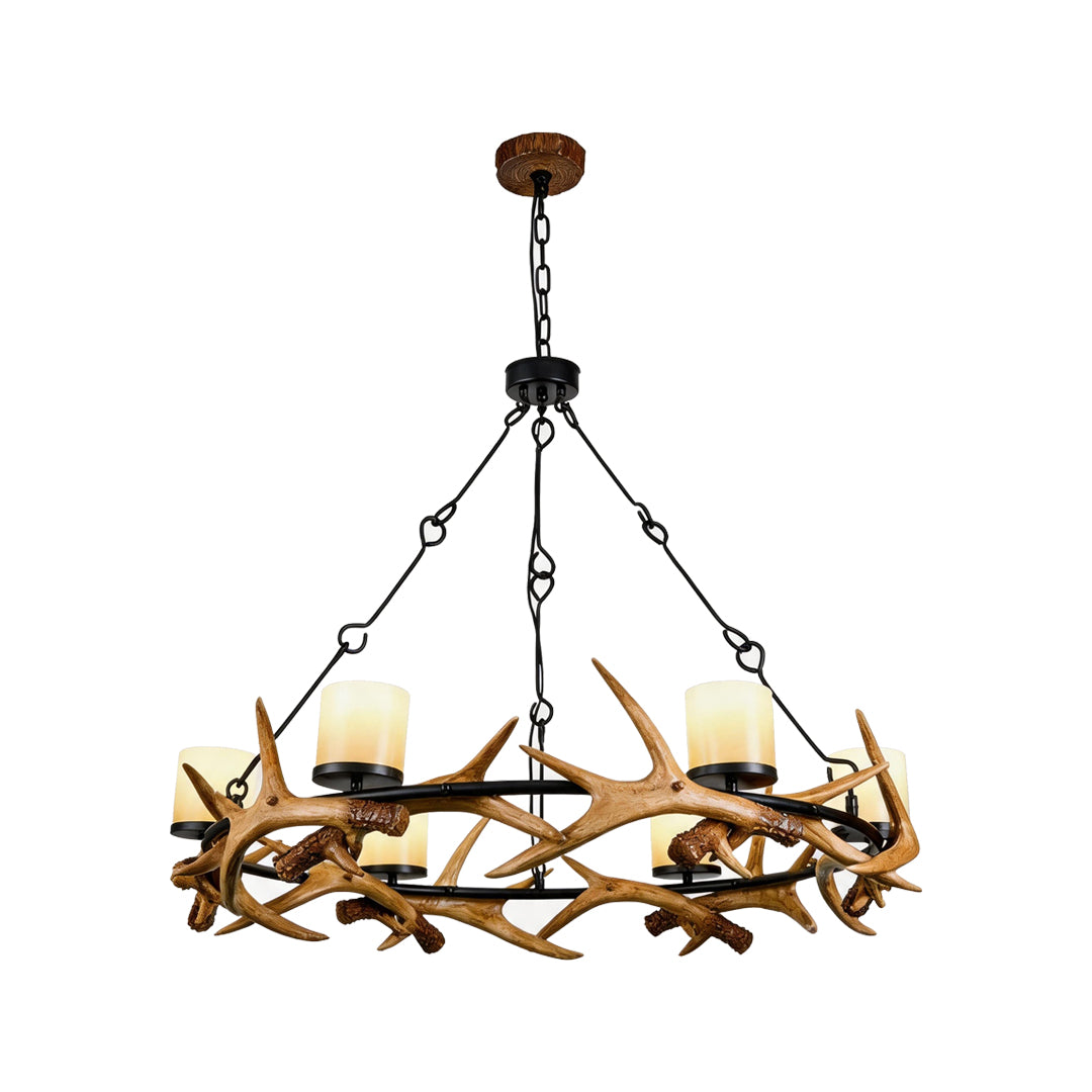 Modern Antler Chandelier Vintage Metal Ceiling Light