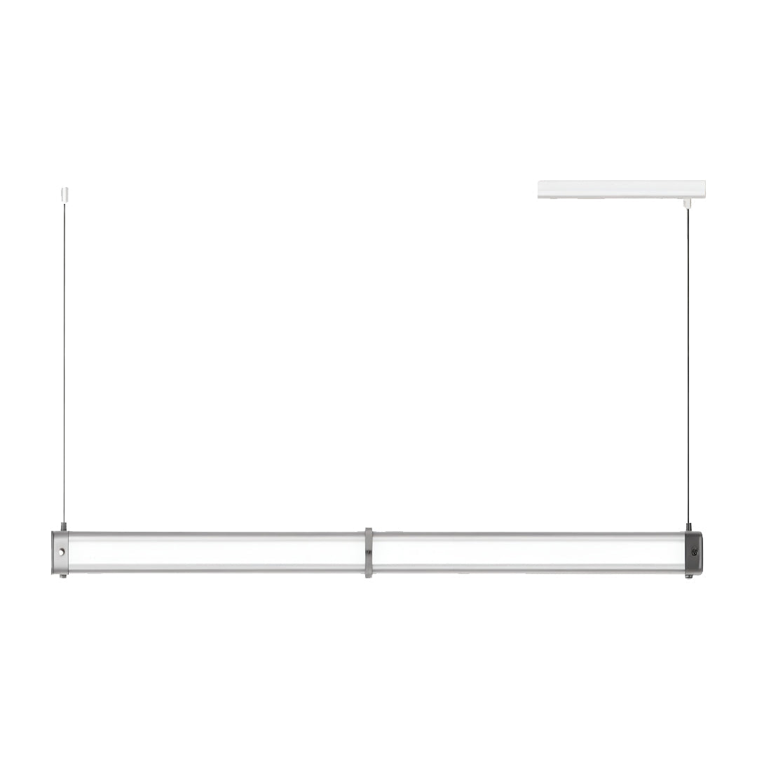 Contemporary Linear Suspension Lighting Metal