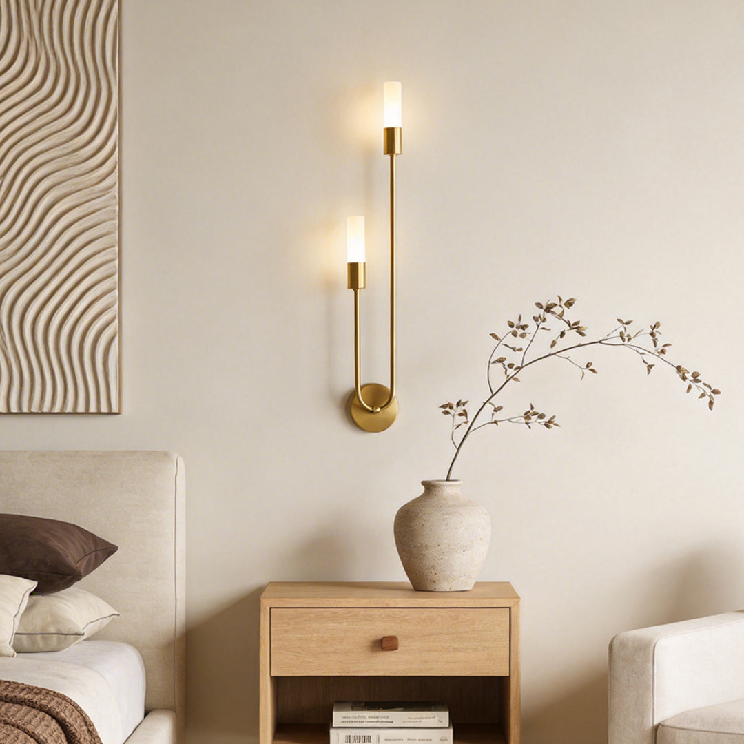 [Open-Box]Modern Double Heads Wall Sconce Creative Luxury Metal Light