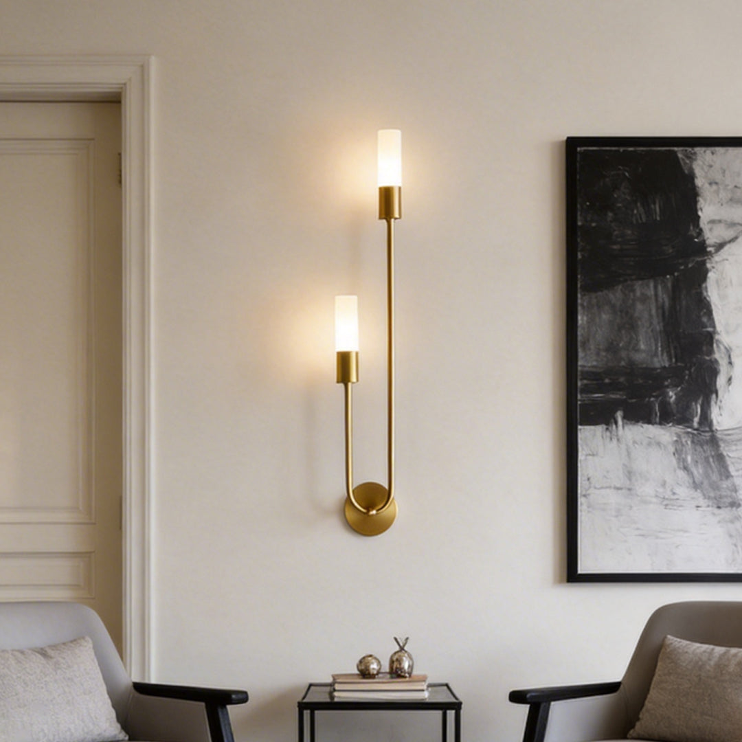 [Open-Box]Modern Double Heads Wall Sconce Creative Luxury Metal Light