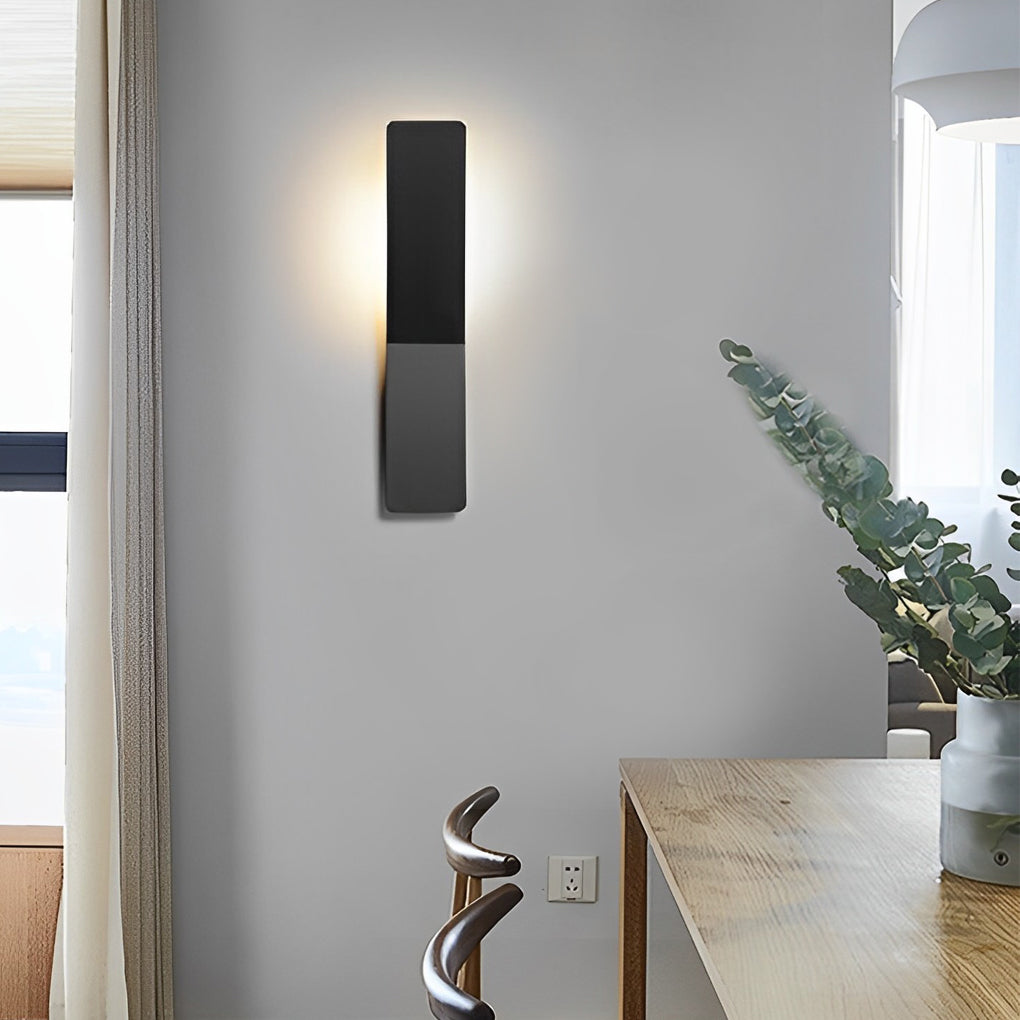 Open-Box Backlit Wall Lamp Minimalist Creative LED Aluminum