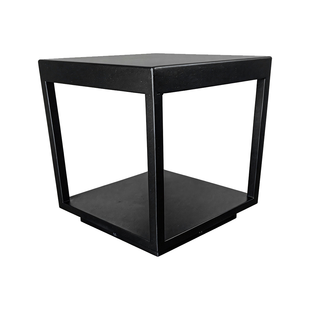 Concrete Pillar Lights Modern Open-Frame Square LED