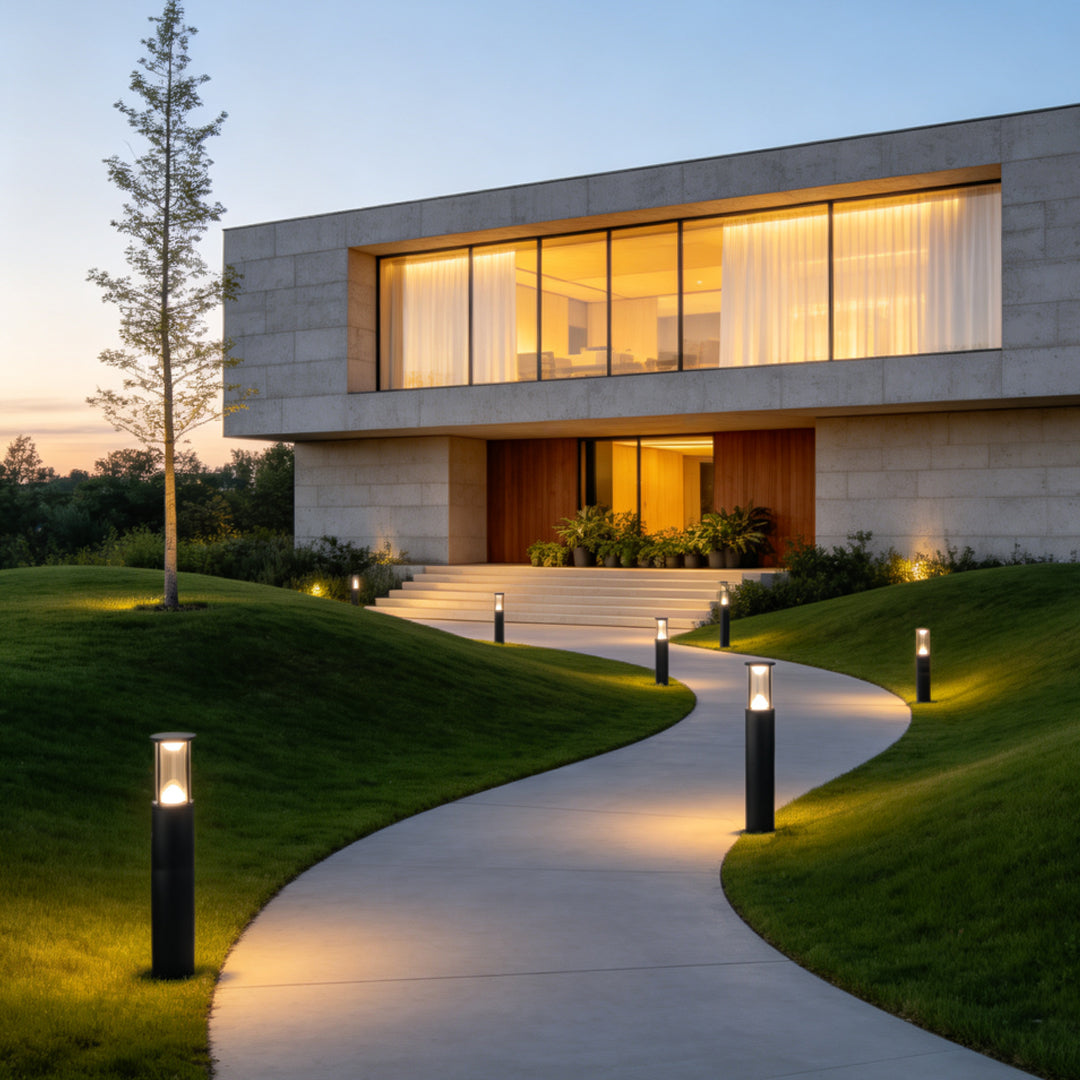 Landscape Bollard Lights Minimalist Outdoor Lawn Light