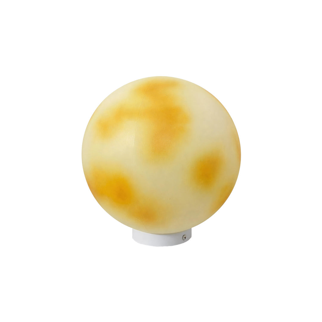 Open-Box Moon-Shaped Stone Pillar Light Outdoor Decorative