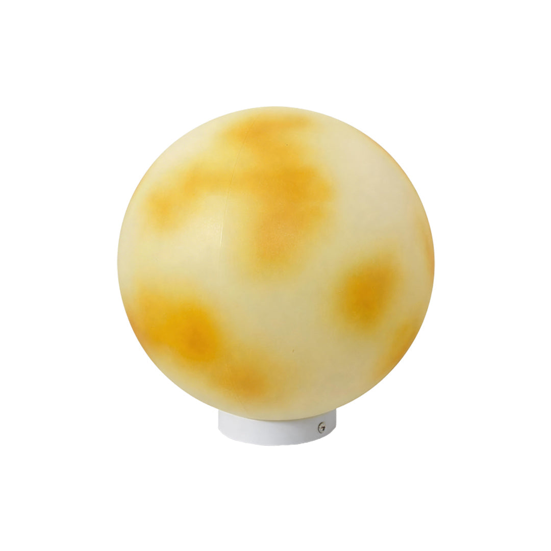 Open-Box Moon-Shaped Stone Pillar Light Outdoor Decorative