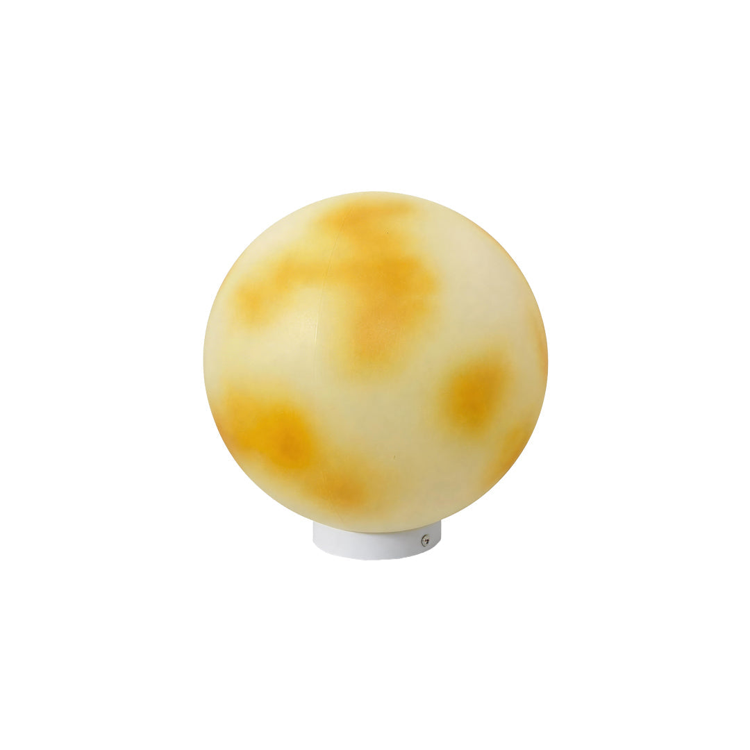 Open-Box Moon-Shaped Stone Pillar Light Outdoor Decorative