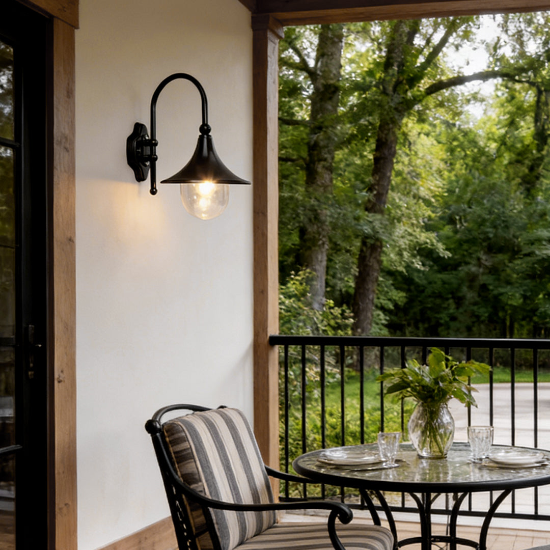 Open-Box Outdoor Black Wall Lights Retro Creative