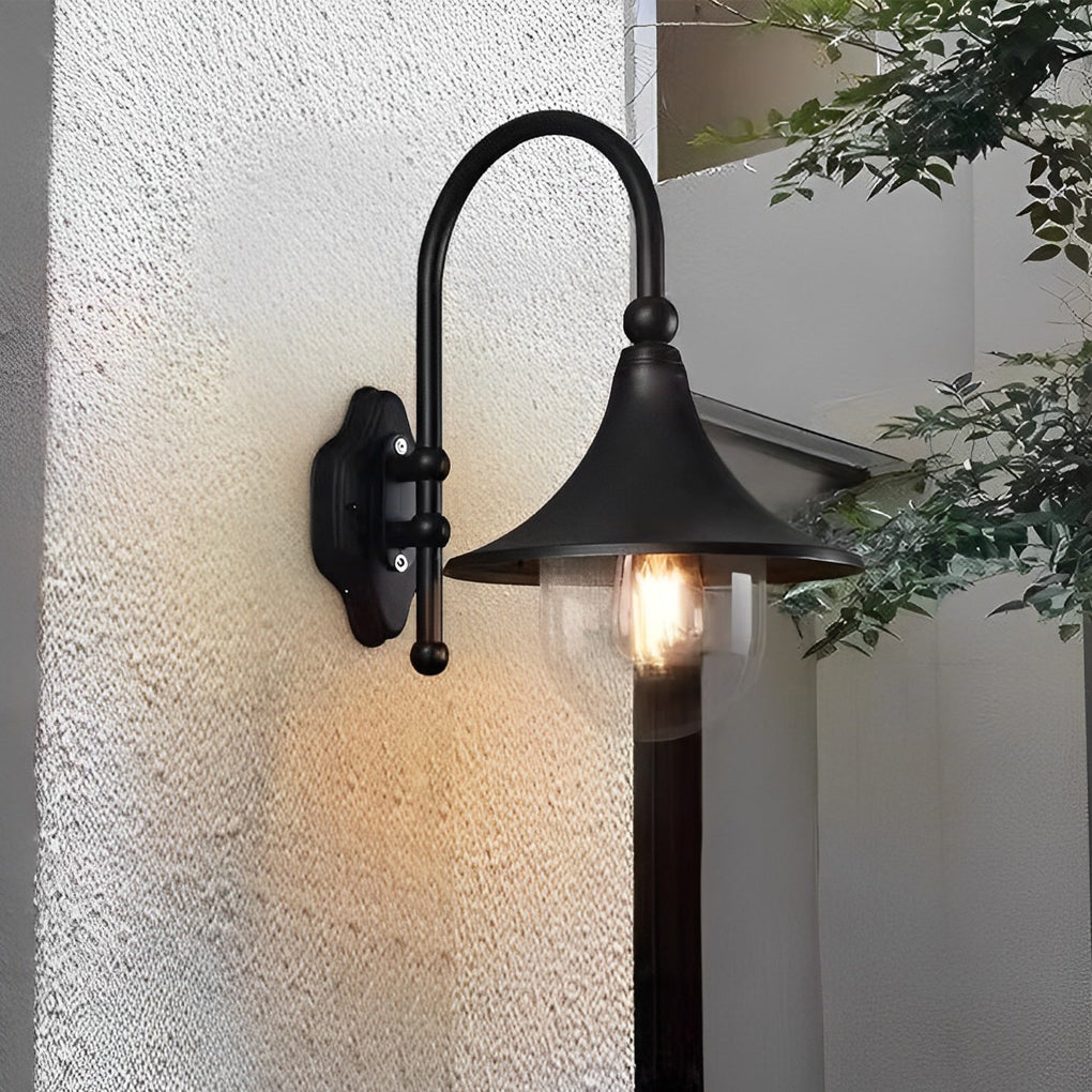 Open-Box Outdoor Black Wall Lights Retro Creative