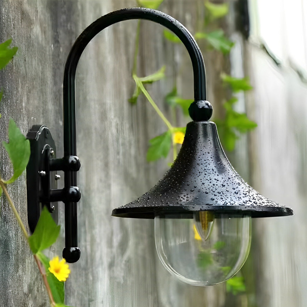 Open-Box Outdoor Black Wall Lights Retro Creative