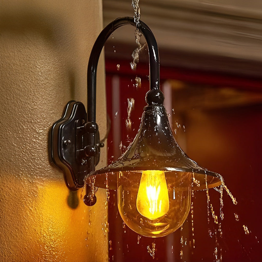 Open-Box Outdoor Black Wall Lights Retro Creative