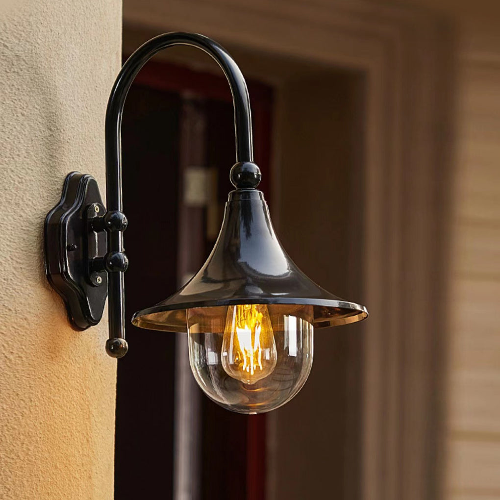 Open-Box Outdoor Black Wall Lights Retro Creative