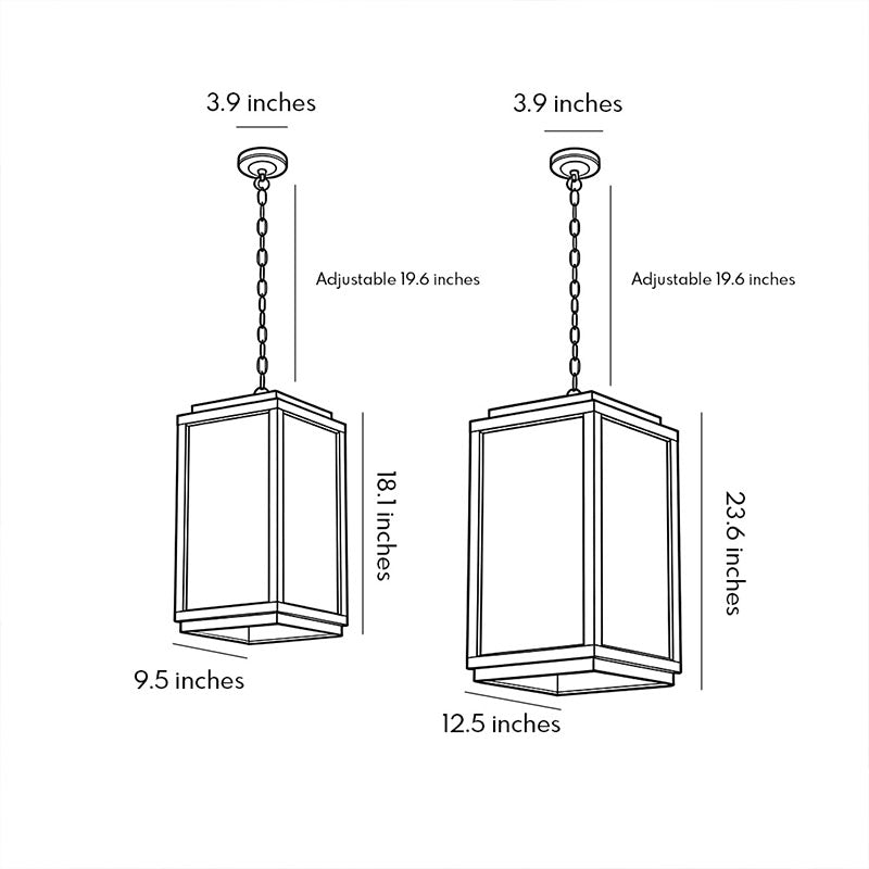 Outdoor LED Pendant Light Fixtures Waterproof