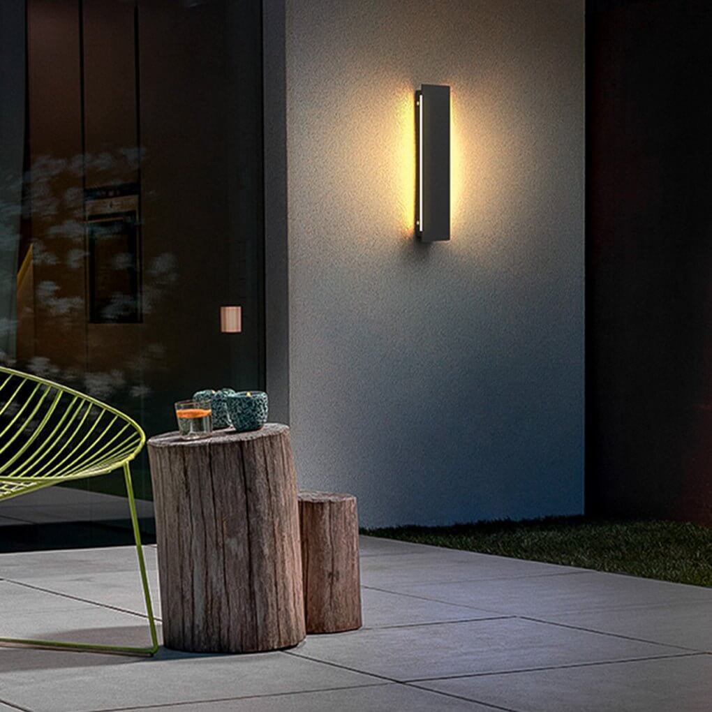 Open-Box Outdoor Modern Waterproof LED Rectangular Wall