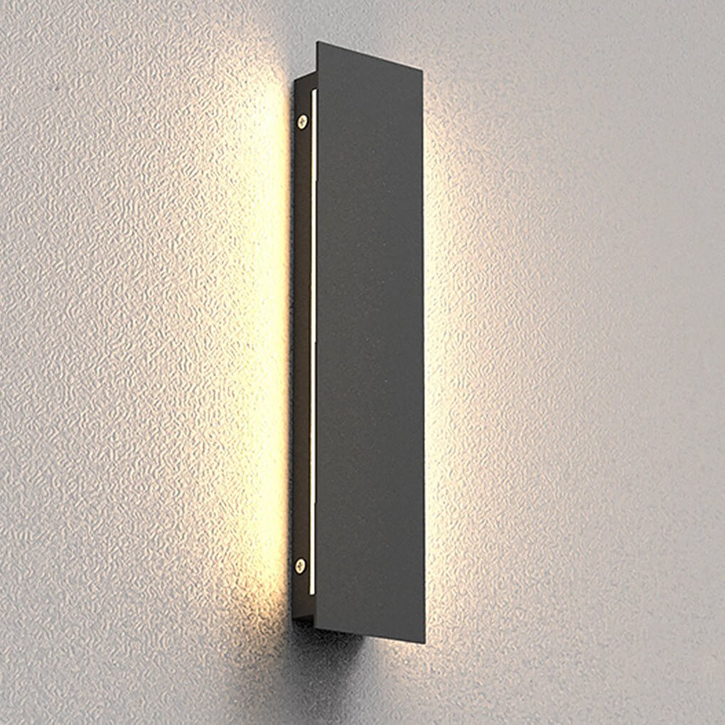 Open-Box Outdoor Modern Waterproof LED Rectangular Wall
