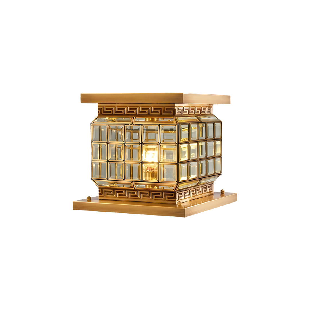 Outdoor Pillar Lights Solar Modern Decorate