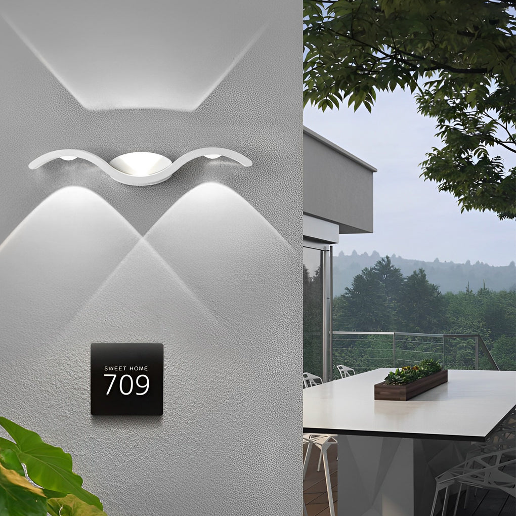 [Open-Box]Wave Wall Sconce Outdoor Creative Up-Down LED Light
