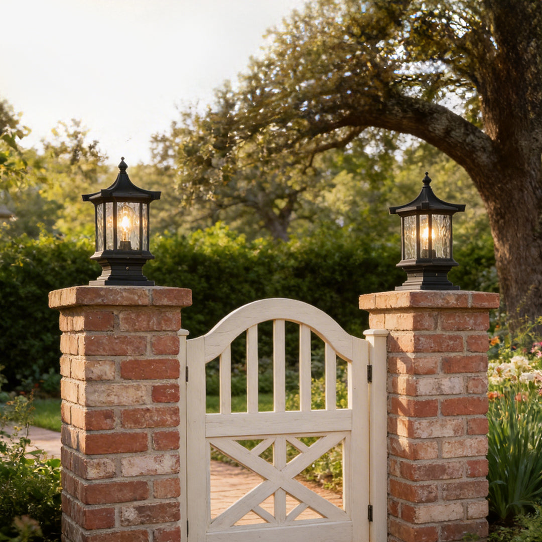 Lantern Pillar Lights European-Style Vintage Outdoor