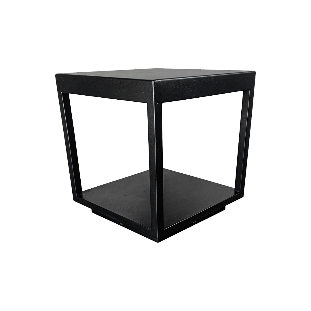 Concrete Pillar Lights Modern Open-Frame Square LED