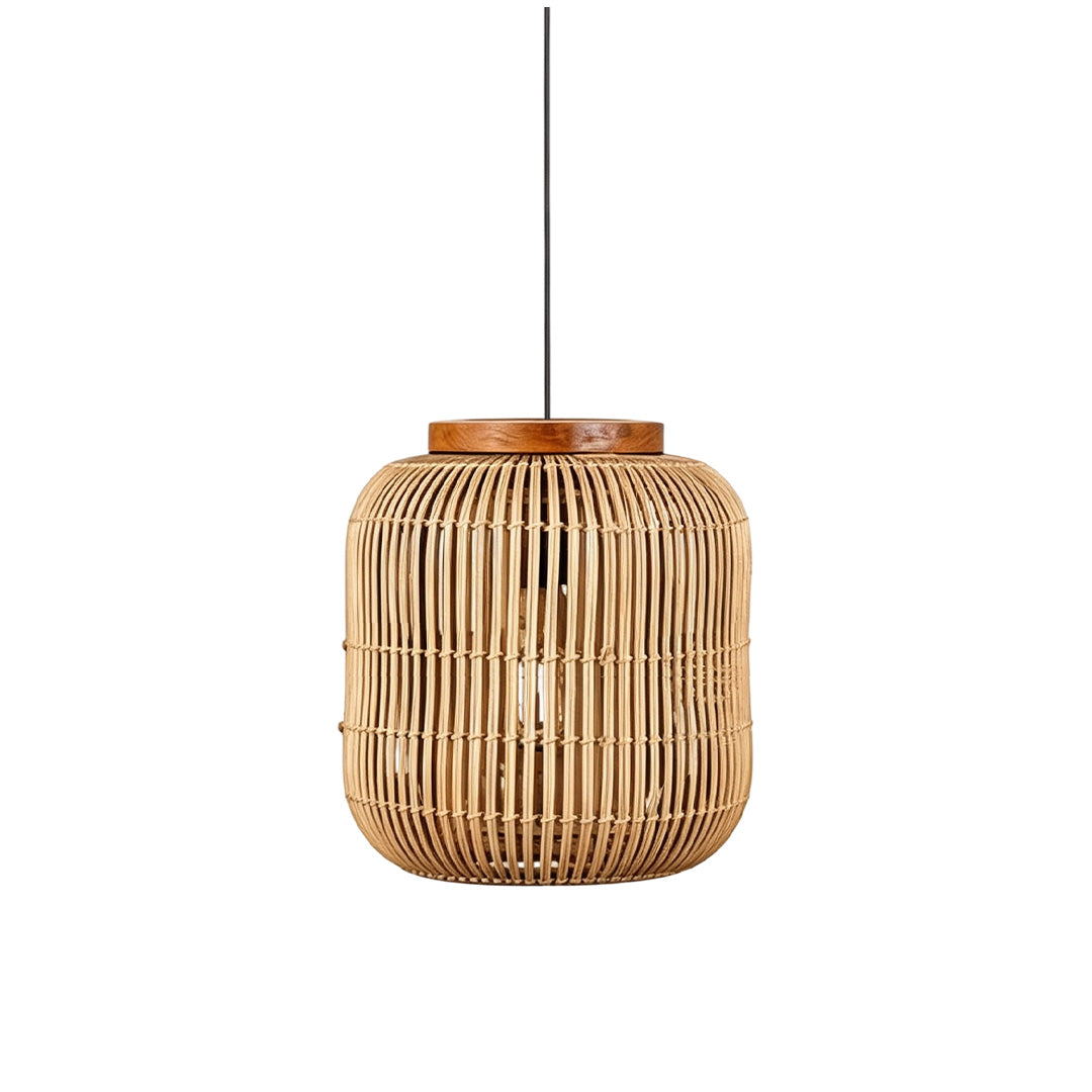 Rattan Light Pendants Wabi-Sabi Handmade Ceiling