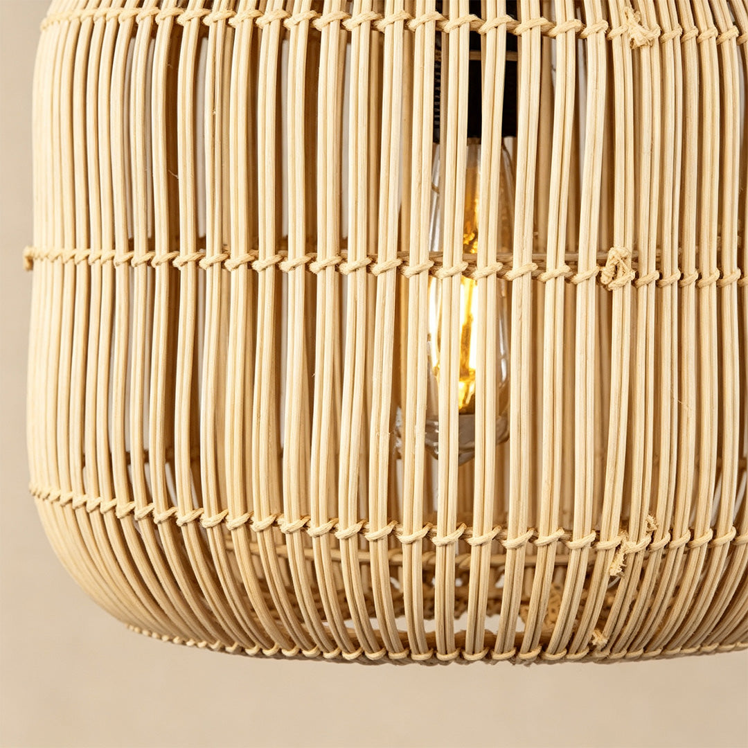 Rattan Light Pendants Wabi-Sabi Handmade Ceiling