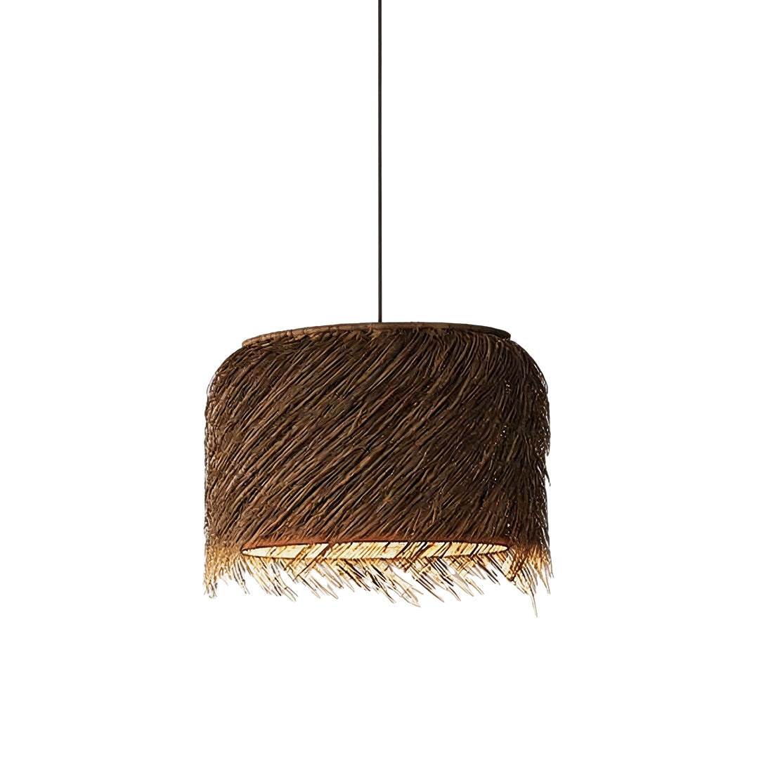 Rattan Lighting Pendants Japanese Wabi-Sabi Ceiling