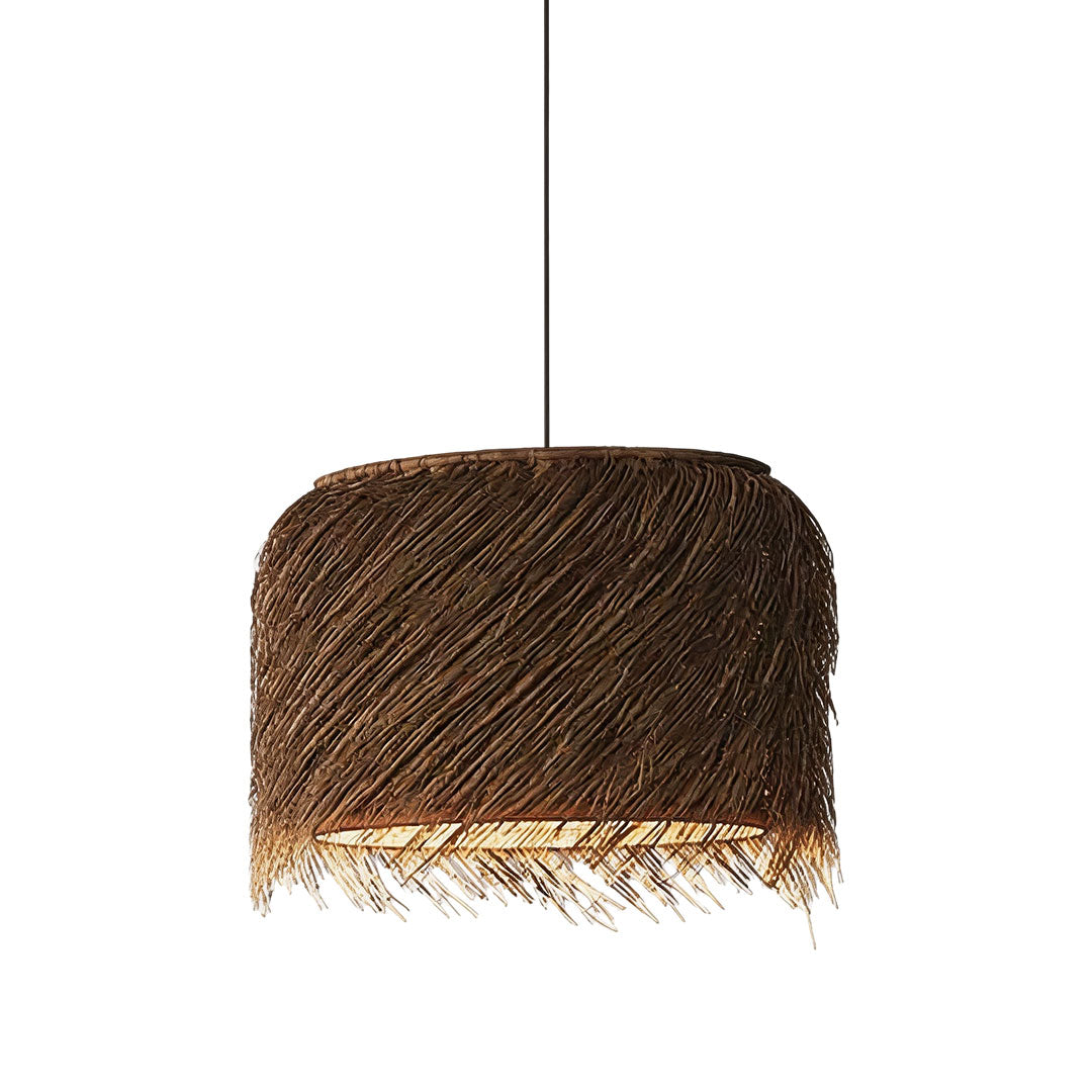 Rattan Lighting Pendants Japanese Wabi-Sabi Ceiling