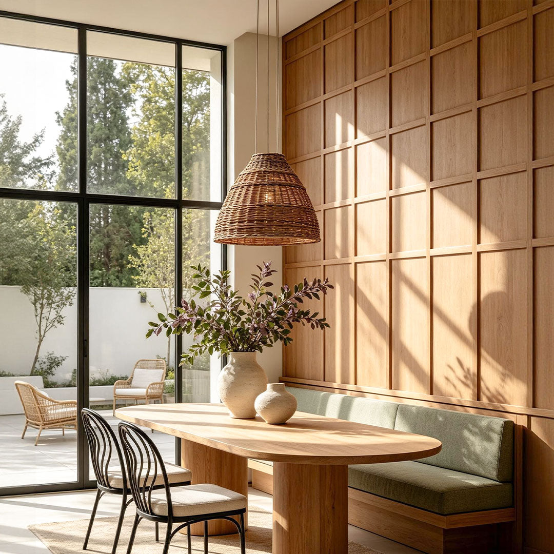 Rattan Pendants Lights Wabi-Sabi Japanese Zen