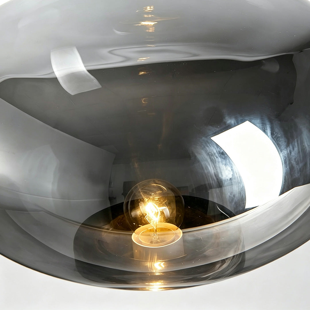 Glass Modern Table Lamps Marble Mushroom Bedside
