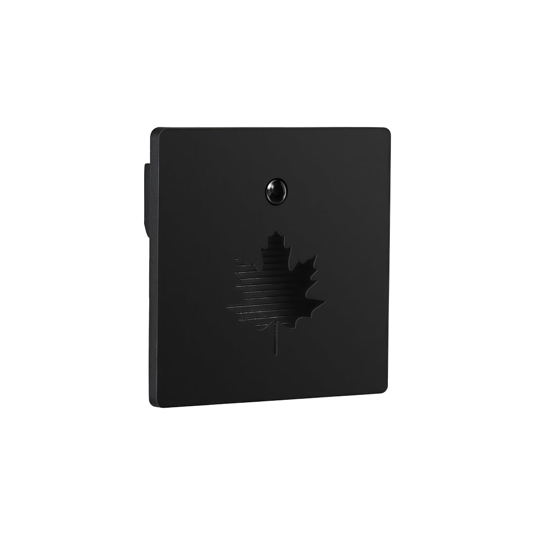 Recessed Step Lights Leaf-Pattern Motion Sensor