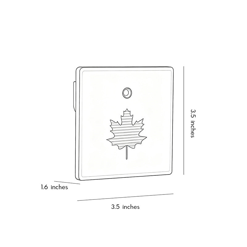 Recessed Step Lights Leaf-Pattern Motion Sensor