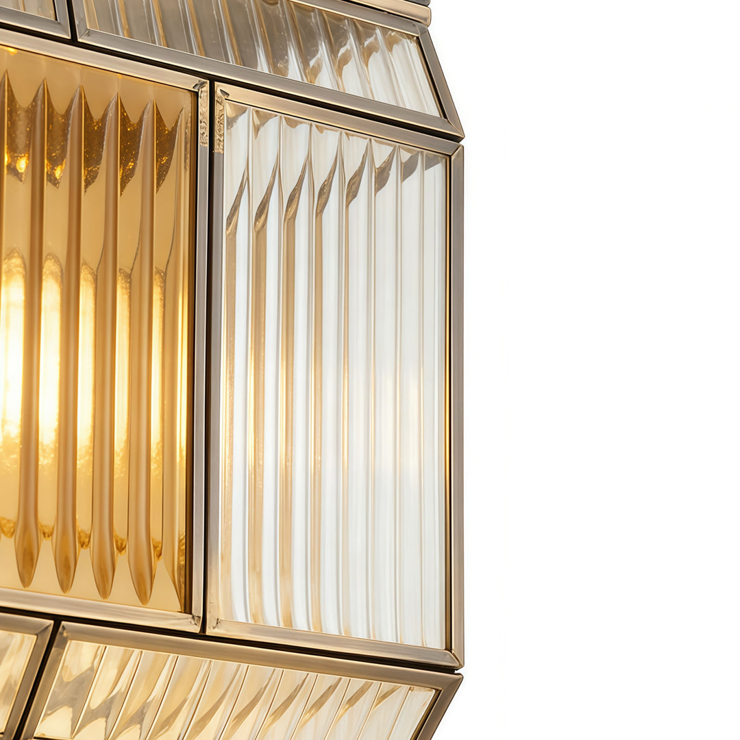 Solar Powered Outdoor Pillar Lights All-Copper Gate Light
