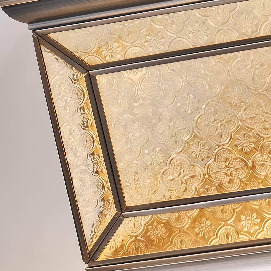 Solar Lights Pillar Modern Copper Outdoor Gate