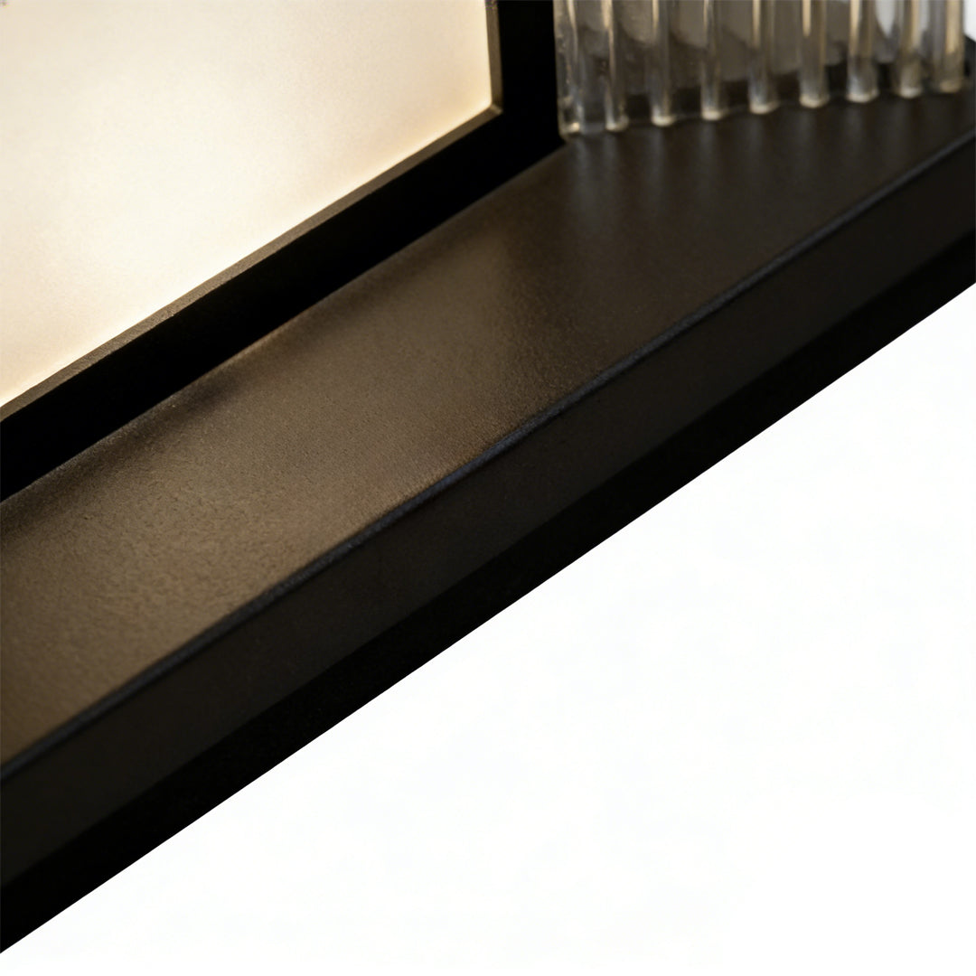 [Open-Box]Solar Pillar Lights Waterproof LED Glass Acrylic Modern Light
