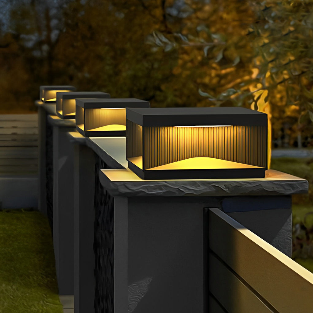 [Open-Box]Square Outdoor Pillar Lights Stripe Decorative LED Light