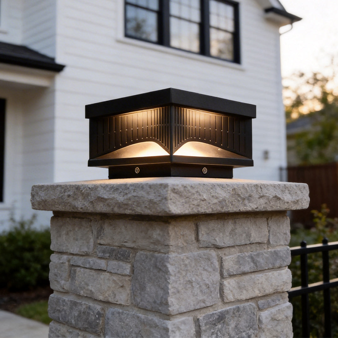 [Open-Box]Square Outdoor Pillar Lights Stripe Decorative LED Light