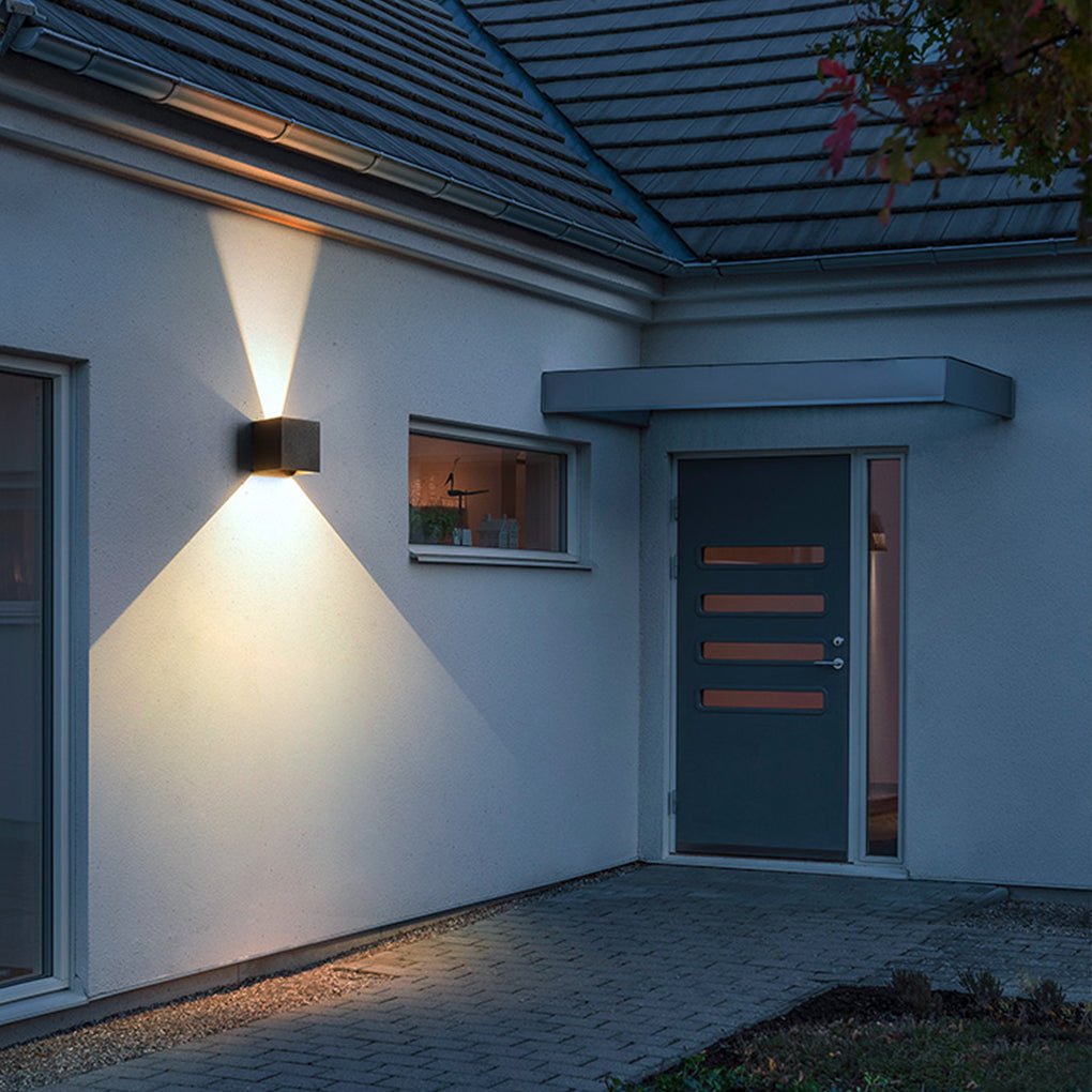 Open-Box Outdoor up down Wall Light Waterproof Adjustable