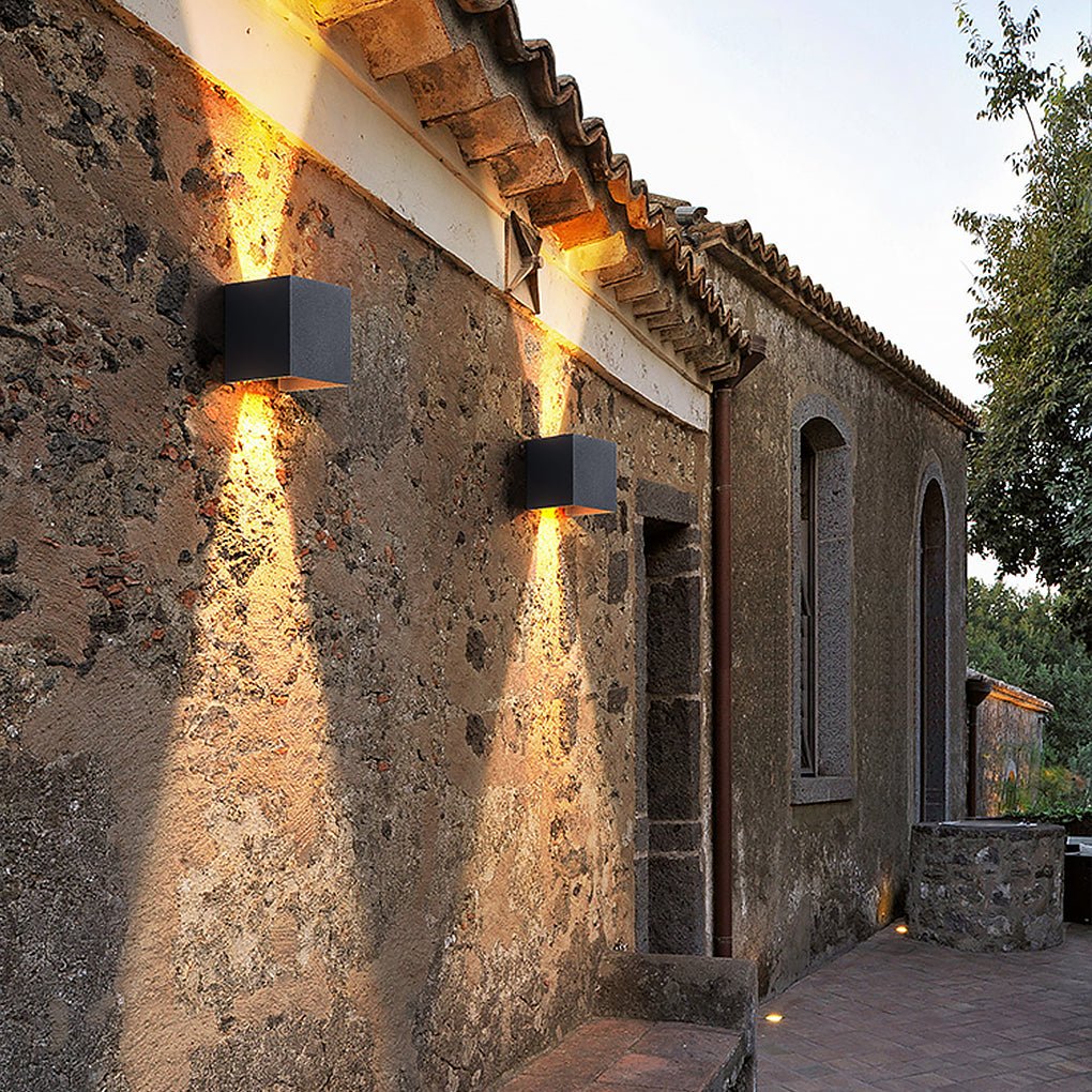 Open-Box Outdoor up down Wall Light Waterproof Adjustable