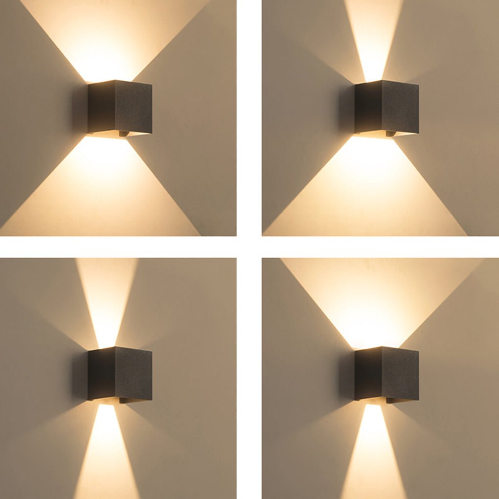 Open-Box Outdoor up down Wall Light Waterproof Adjustable