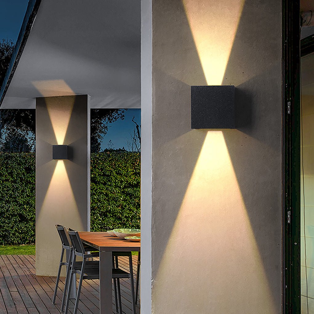 Open-Box Outdoor up down Wall Light Waterproof Adjustable