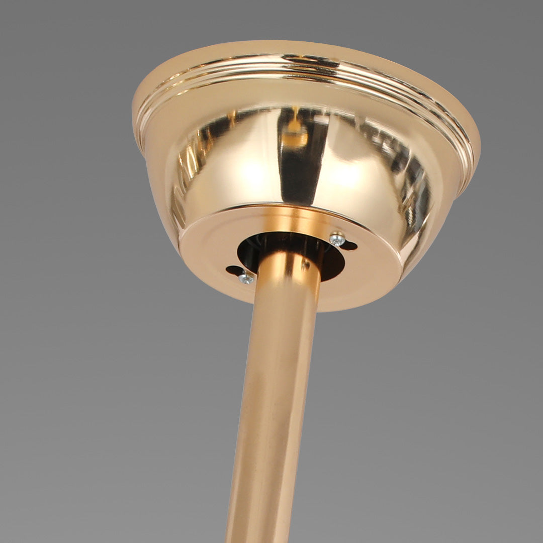 Open-Box Ceiling Fans with Crystal Lights Luxury Gold Iron