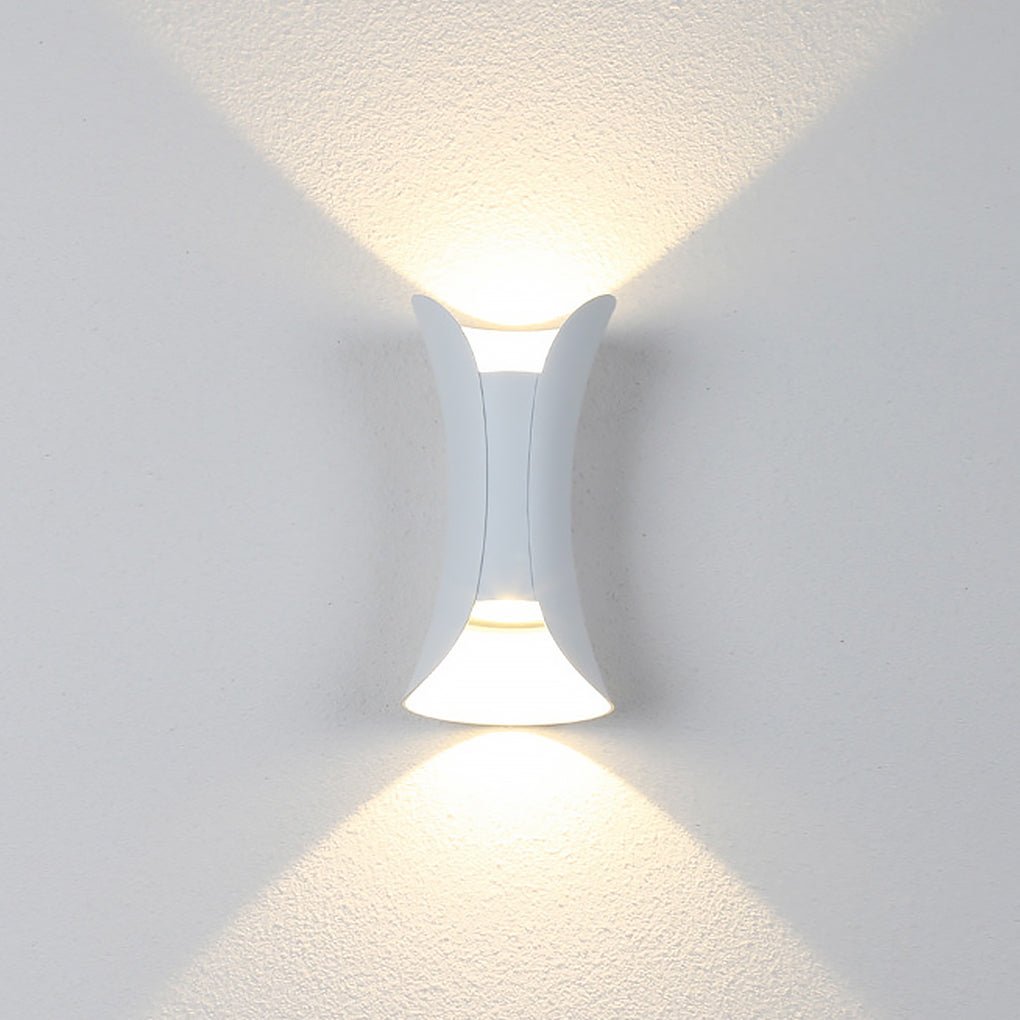 Open-Box Up Down Lighting Wall Lights Modern Curved LED