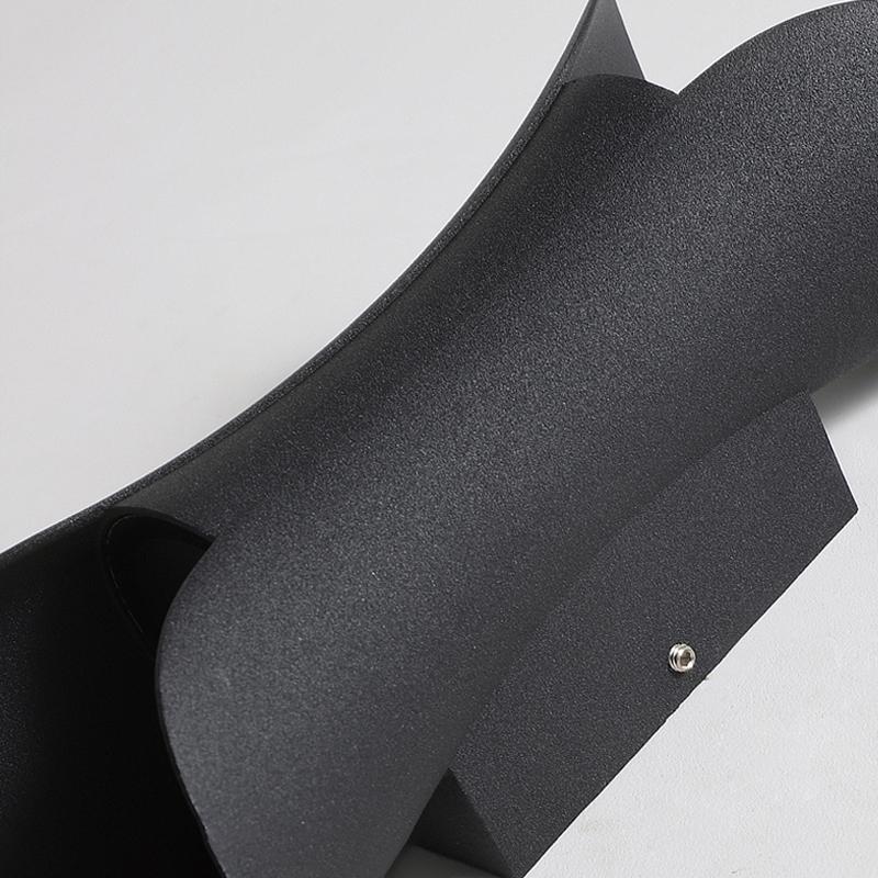 Open-Box Up Down Lighting Wall Lights Modern Curved LED