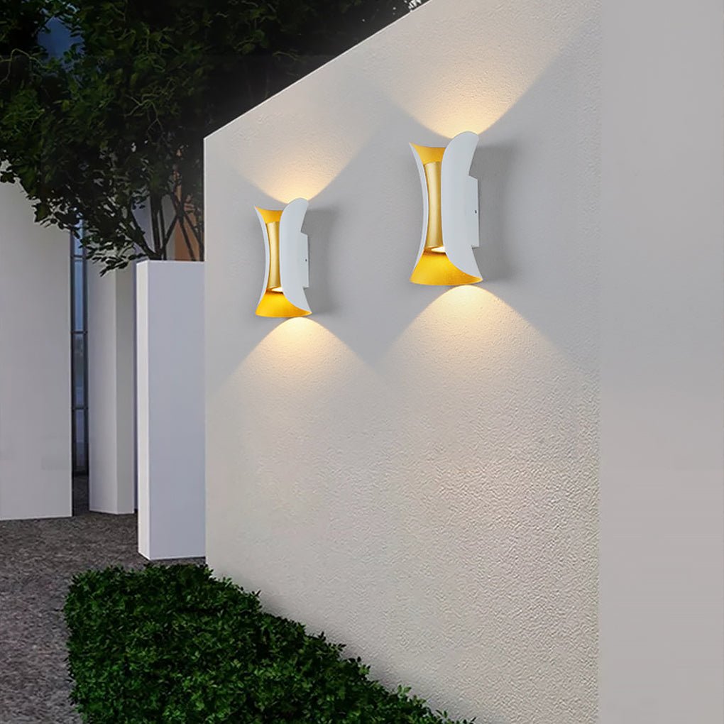 Open-Box Up Down Lighting Wall Lights Modern Curved LED