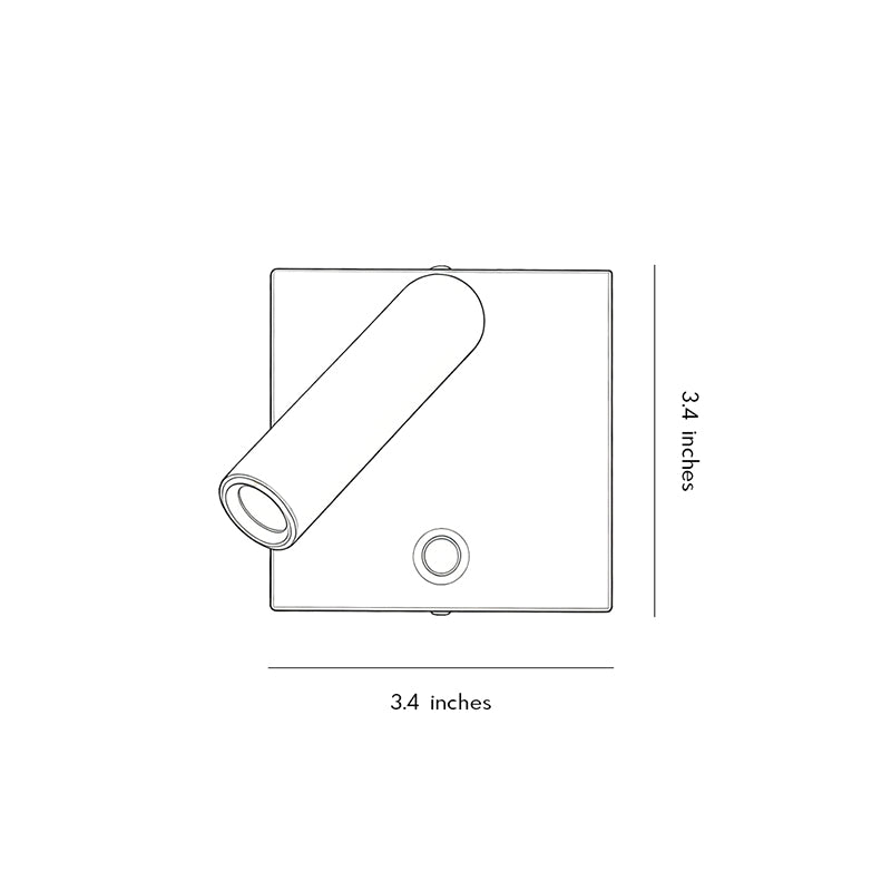 Wall Mountable Reading Light Multi-angle Adjustable Lamp
