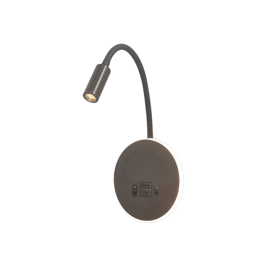 Wall Mounted Bedside Light Creative Reading Metal