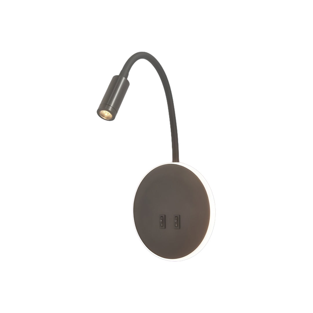 Wall Mounted Bedside Light Creative Reading Metal